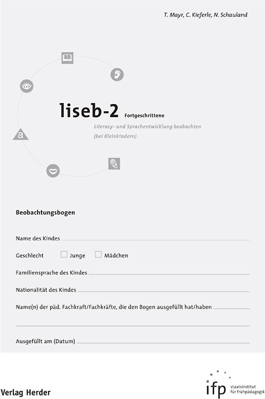 liseb-2 Fortgeschrittene. Literacy- und Sprachentwicklung beobachten (bei Kleinkindern)