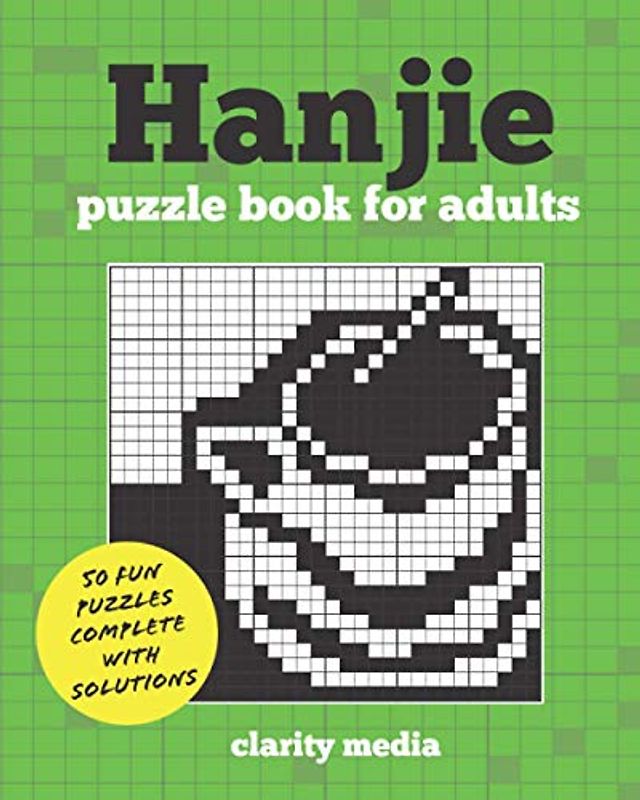 Hanjie Puzzle Book for Adults: 50 fun puzzles complete with solutions