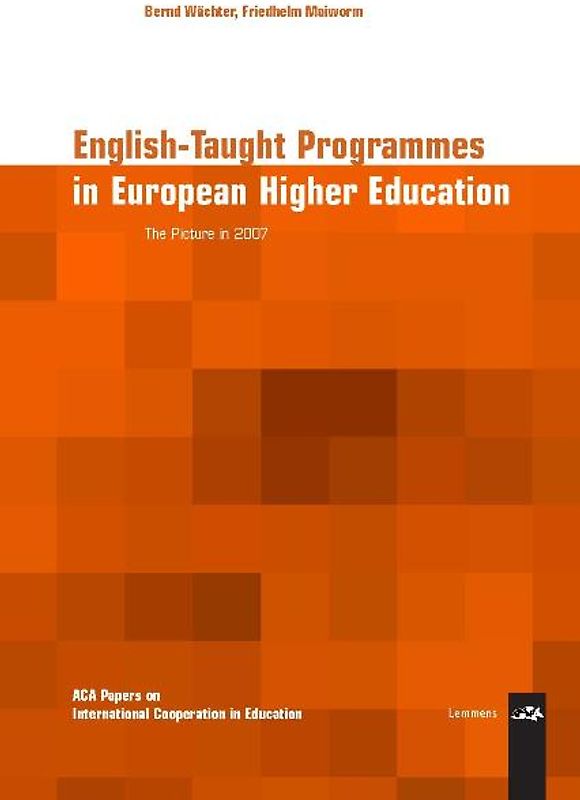 English-Taught Programmes in European Higher Education