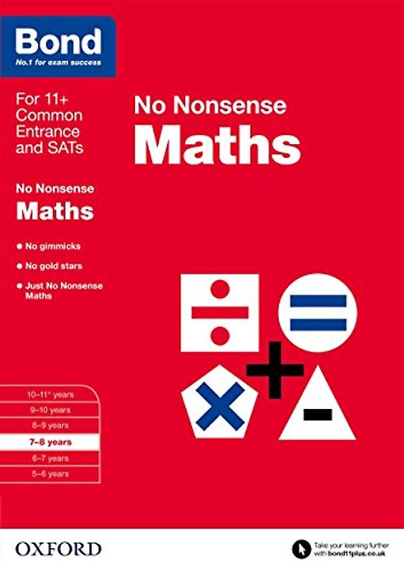 Bond: Maths: No Nonsense: 7-8 years