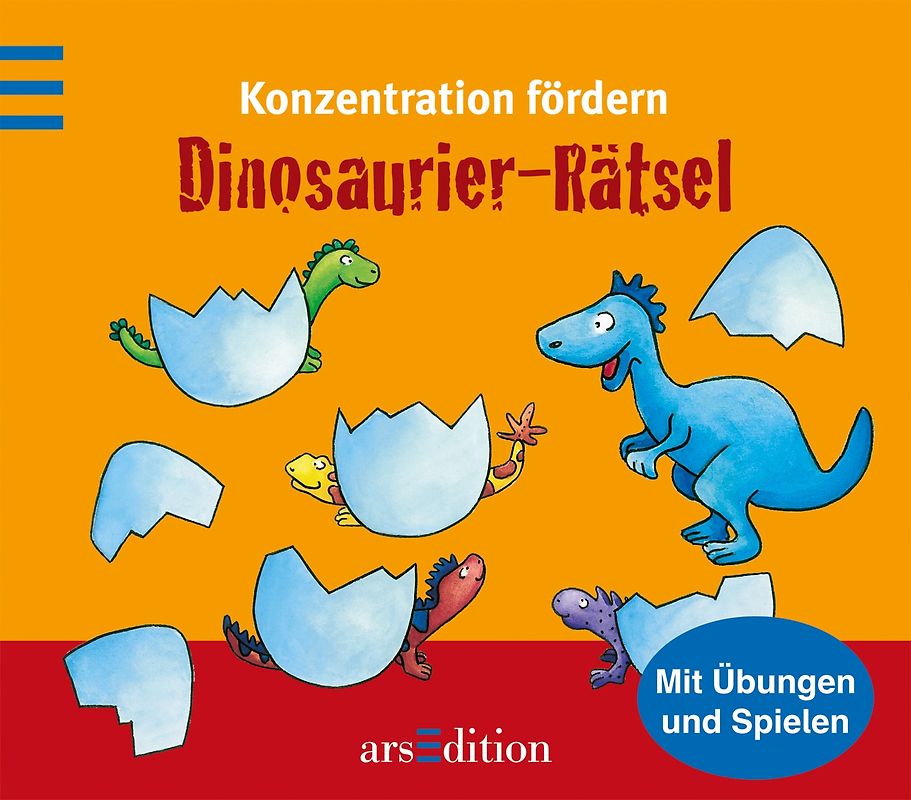 Konzentration fördern - Dinosaurier-Rätsel
