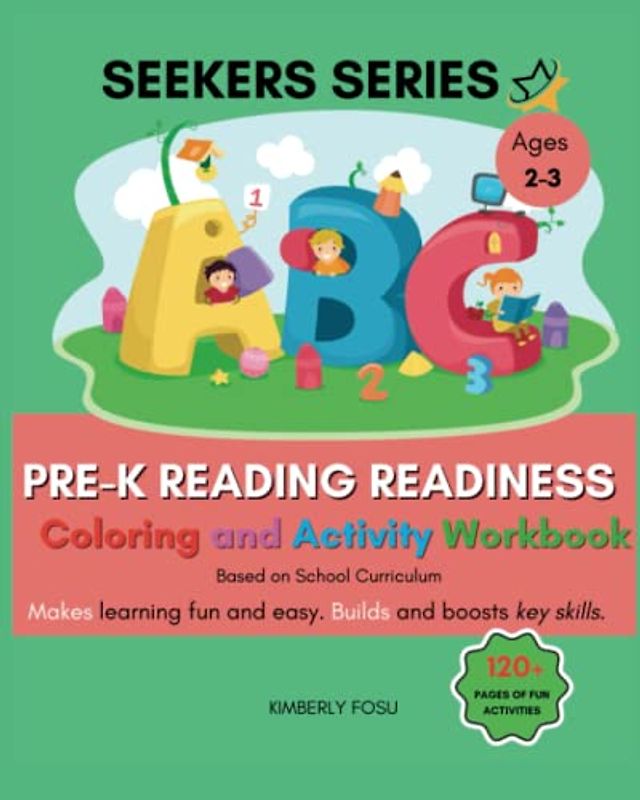 Pre-K Reading Readiness: Coloring and Activity Workbook (Seekers Series, Band 4)