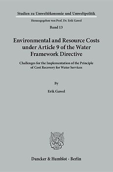 Environmental and Resource Costs under Article 9 of the Water Framework Directive.