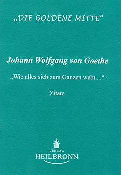 Wie alles sich zum Ganzen webt...