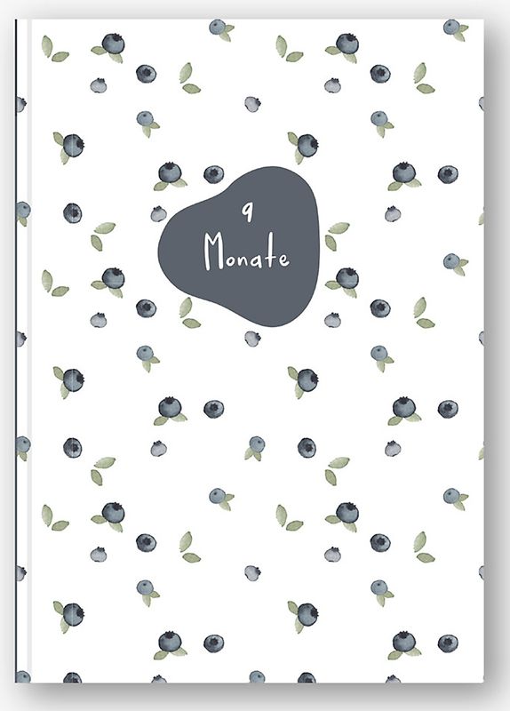 Schwangerschaftstagebuch - 9 Monate - Blaubeeren - Elliet