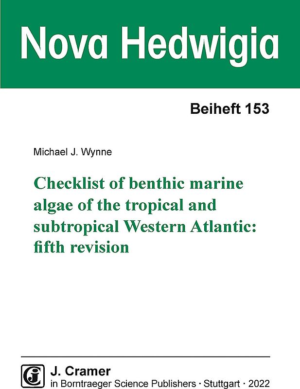 Checklist of benthic marine algae of the tropical and subtropical Western Atlantic: fifth revision