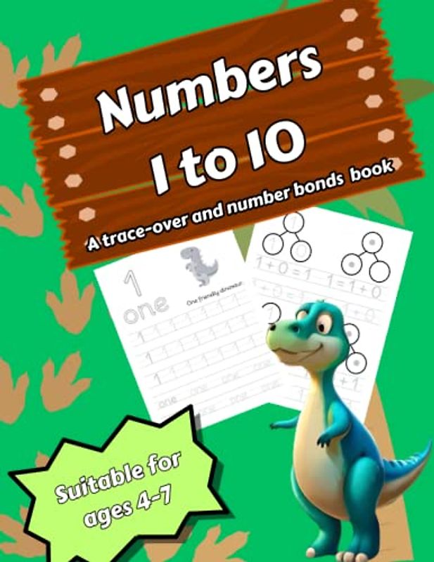 Numbers 1 - 10: A copy and trace book