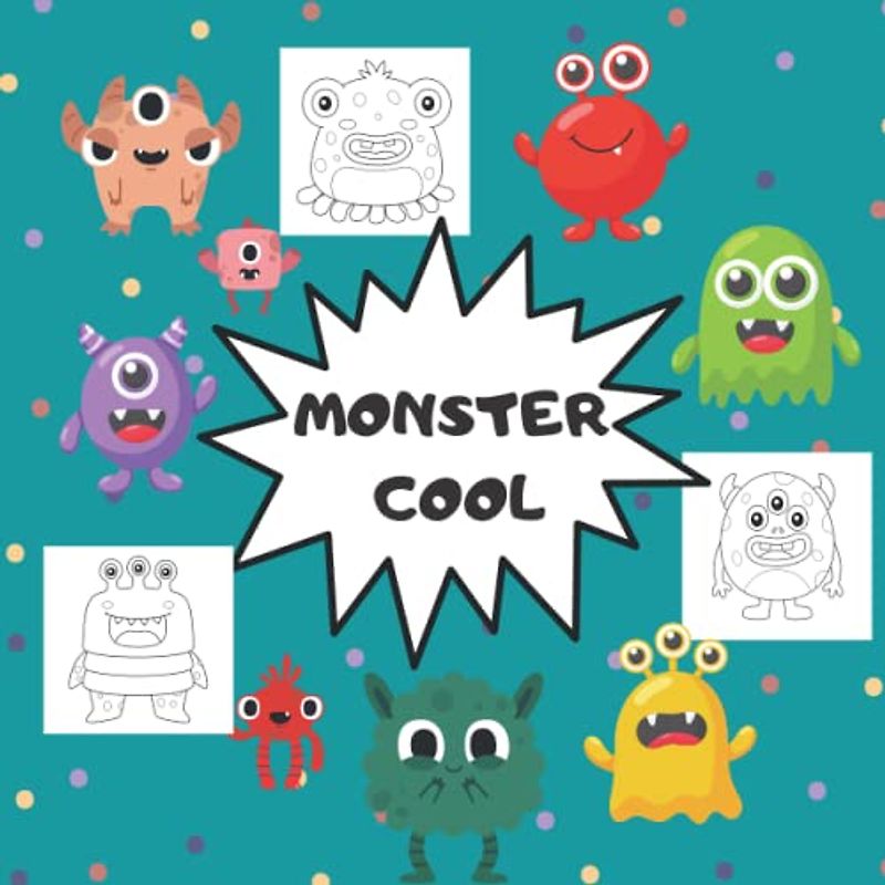 Halloween Monster Cool: 35 lustige Monster feiern Halloween