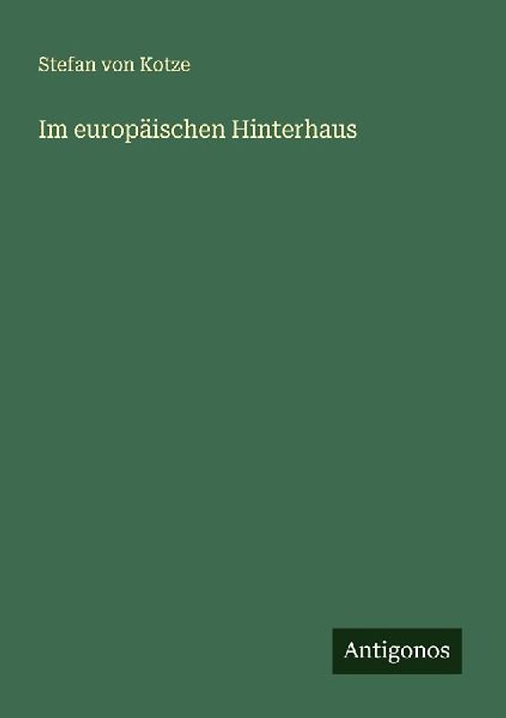 Im europäischen Hinterhaus