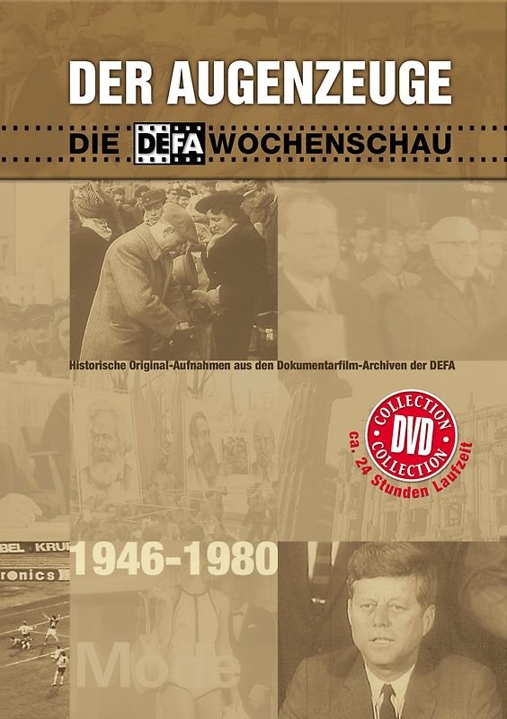 Der Augenzeuge - Die DEFA Wochenschau - 1946-1980 (8 DVDs) DVD