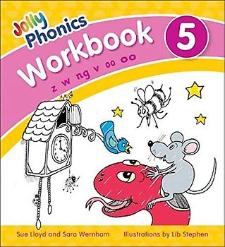 Jolly Phonics Workbook 5: in Precursive Letters (British English edition) (Jolly Phonics Workbooks, set of 1–7)