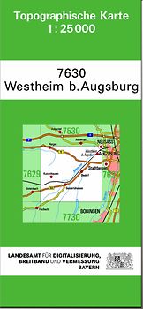 TK25 7630 Westheim b.Augsburg