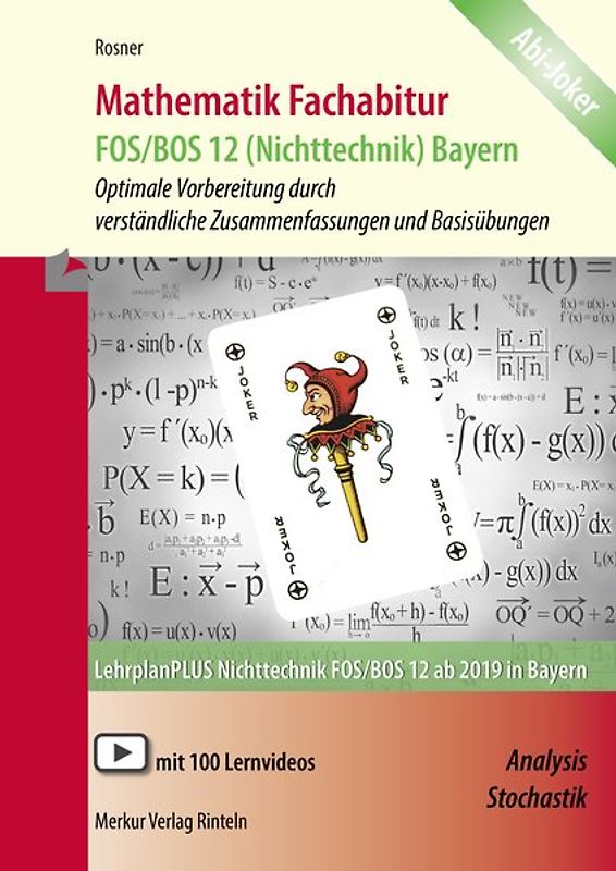 Mathematik Fachabitur Bayern FOS/BOS 12 (Nichttechnik)