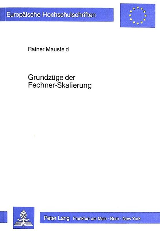 Grundzüge der Fechner-Skalierung