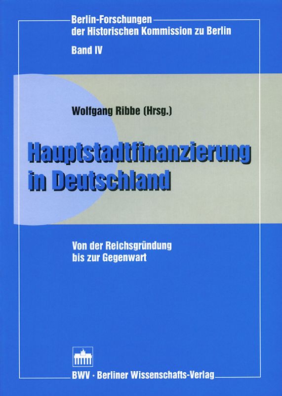 Hauptstadtfinanzierung in Deutschland