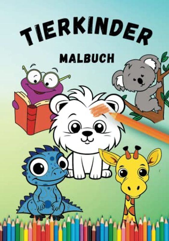 Tierkinder Malbuch