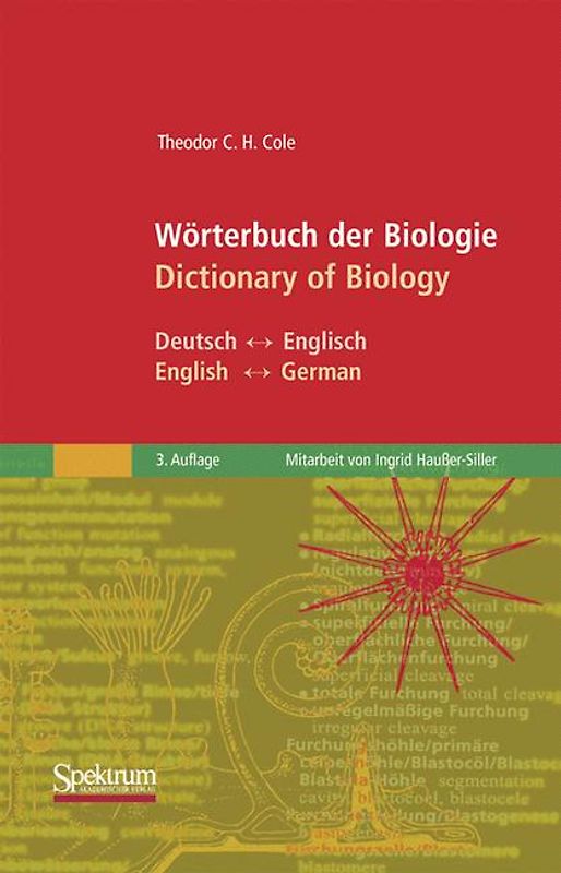 Wörterbuch der Biologie/Dictionary of Biology
