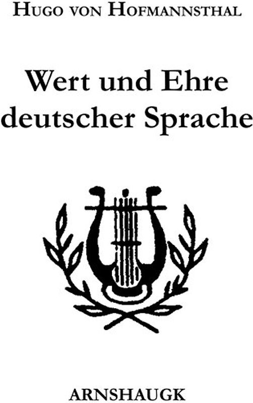 Wert und Ehre deutscher Sprache