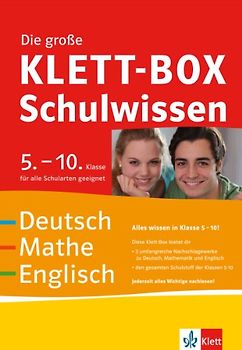 Die große Klett-Box Schulwissen 5.-10. Klasse