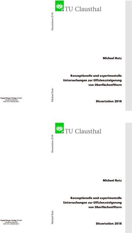 Konzeptionelle und experimentelle Untersuchungen zur Efflizienzsteigerung von Oberflächenfiltern