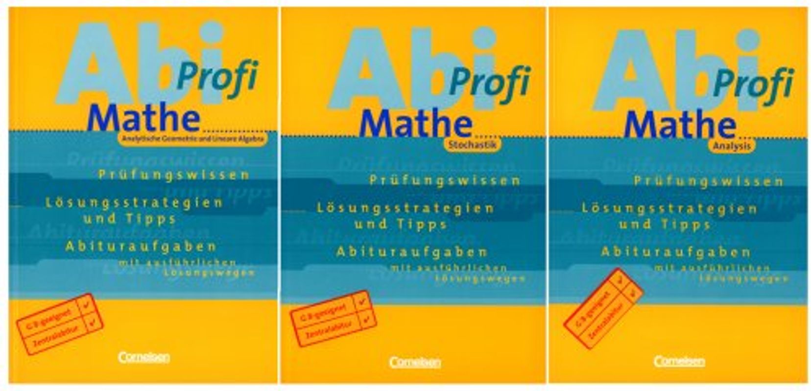 Abi-Profi - Mathe / Aufgabensammlungen mit Lösungen