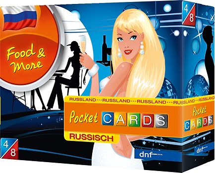Karteikarten Pocket Cards Russisch. Food and More
