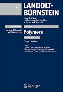 PVT-Data and Miscellaneous Properties of Polymer Solutions