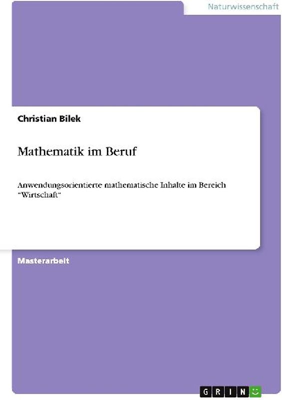 Mathematik im Beruf
