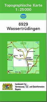 TK25 6929 Wassertrüdingen