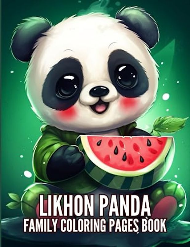 Likhon Panda Family Coloring Pages Book