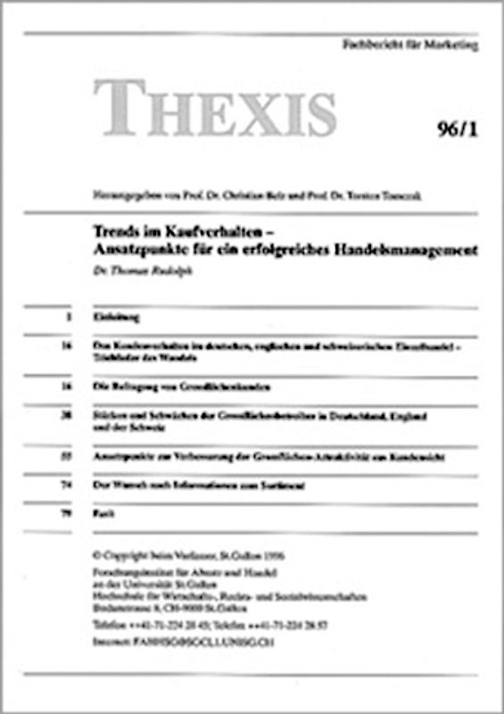 Trends im Kaufverhalten