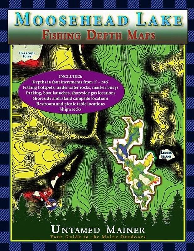Moosehead Lake Depth Maps