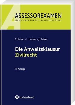 Anwaltsklausur Zivilrecht