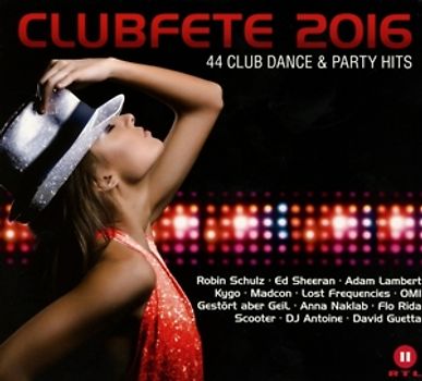Various - Clubfete 2016-44 Club Dance & Party Hits [2 CDs]