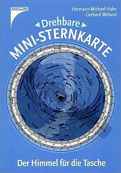 Drehbare Mini-Sternkarte. Der Himmel für die Tasche