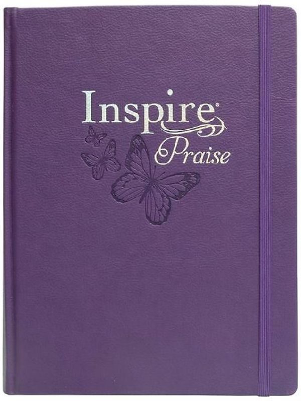 Inspire Praise Bible Large Print Nlt, Filament Enabled (Hardcover Leatherlike, Purple)