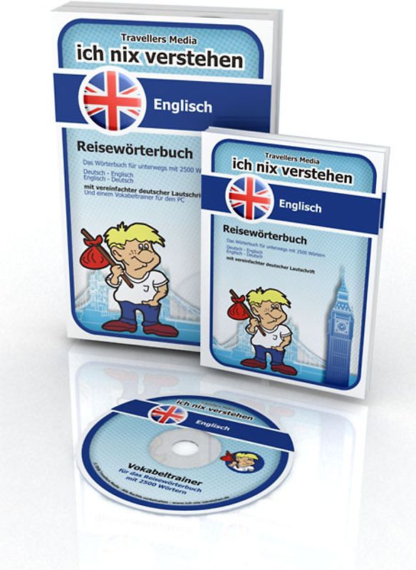 Ich nix verstehen - Reisewörterbuch Englisch. Reisewörterbuch mit 2500 wichtigen Wörtern. Englisch-Deutsch /Deutsch-Englisch. Mit einem Vokabeltrainer für den PC