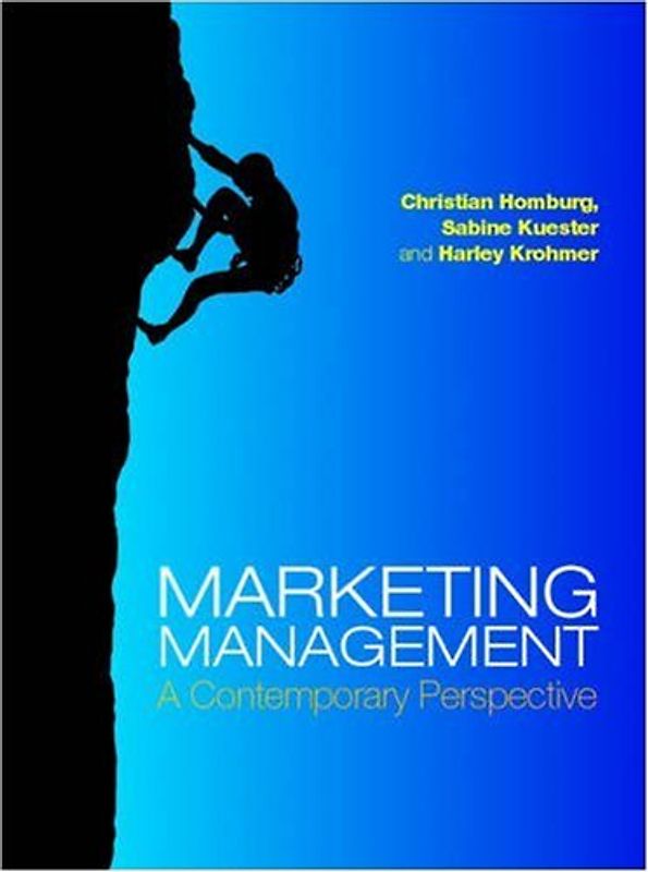 Marketing Management: A Contemporary Perspective