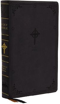 Nabre, New American Bible, Revised Edition, Catholic Bible, Large Print Edition, Leathersoft, Black, Comfort Print