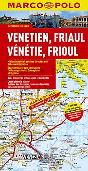 MARCO POLO Karte Italien Blatt 4 Venetien, Friaul, Gardasee 1:200 000