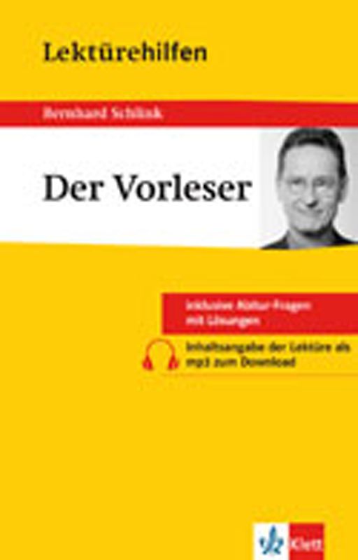 Lektürehilfen Bernhard Schlink "Der Vorleser"