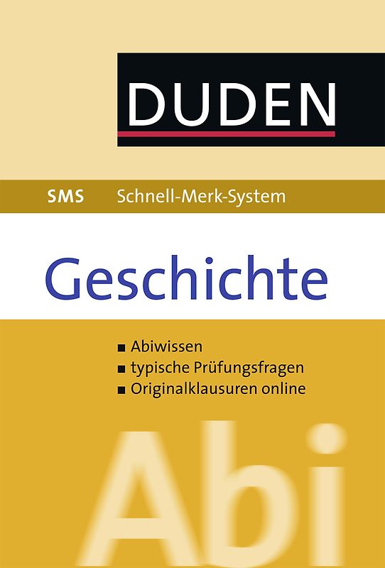 Abi genial Geschichte: Das Schnell-Merk-System