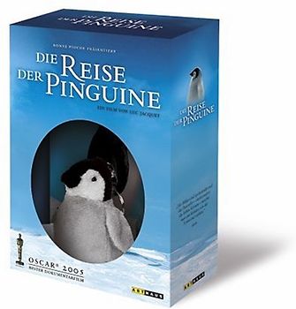 Die Reise der Pinguine (Single-DVD & Plüsch-Pinguin) - Luc Jacquet DVD