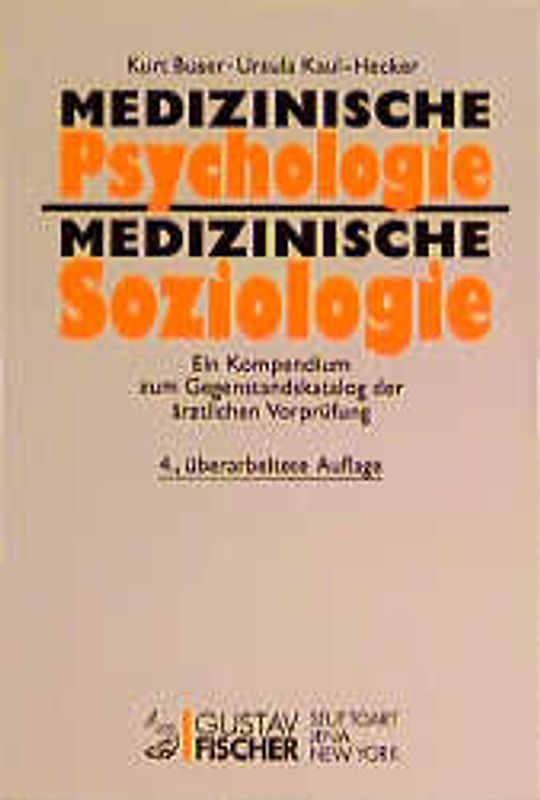 Medizinische Psychologie - Medizinische Soziologie