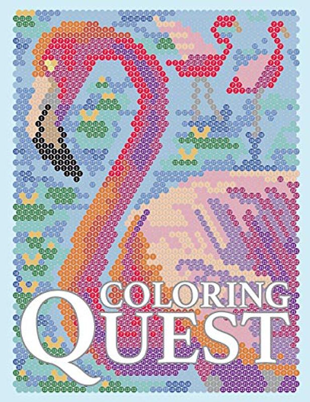Coloring Quest: Activity Puzzle Color By Number Book for Adults Relaxation and Stress Relief (Color Quest Color By Number, Band 6)