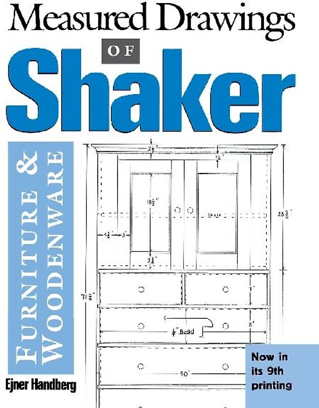 Measured Drawings of Shaker Furniture and Woodenware