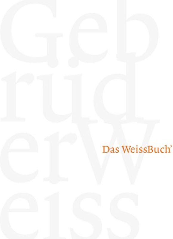 Das WeissBuch