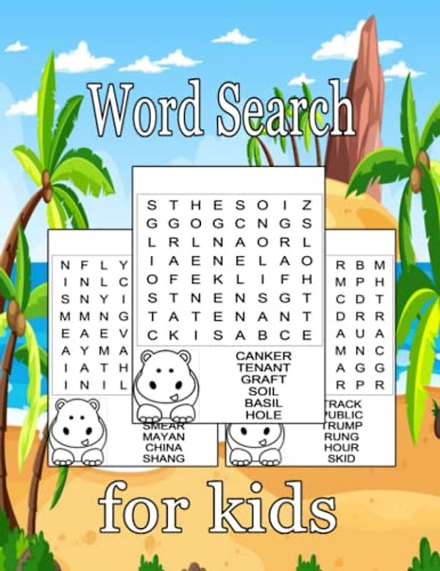 Word Search for Kids: word search for kids ages 4-6 sight words for kids