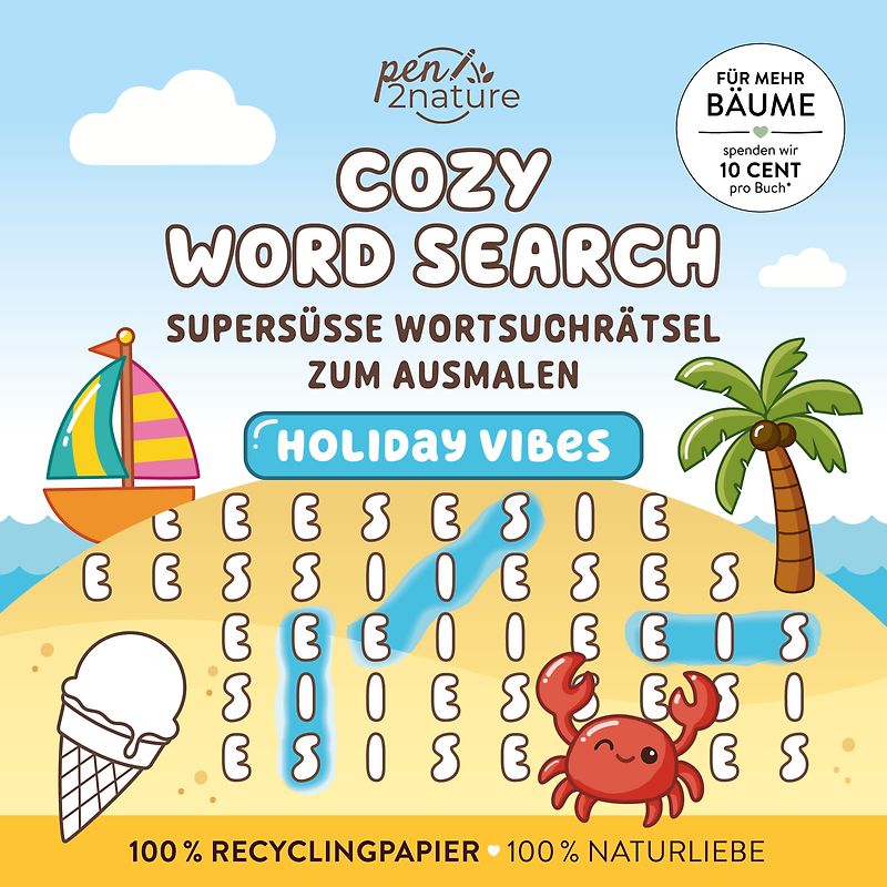 Cozy Word Search Holiday Vibes