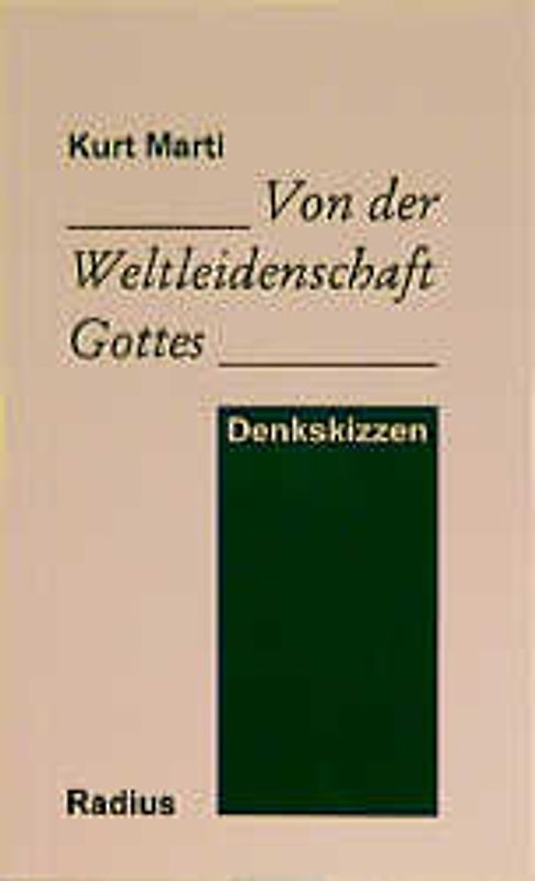 Von der Weltleidenschaft Gottes